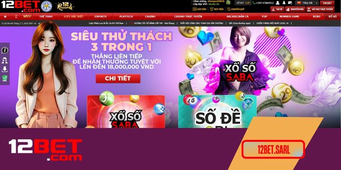 Cách chơi lô đề online tại nhà cái 12Bet