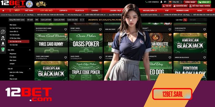 Chơi Poker ở nhà cái 12Bet thế nào?